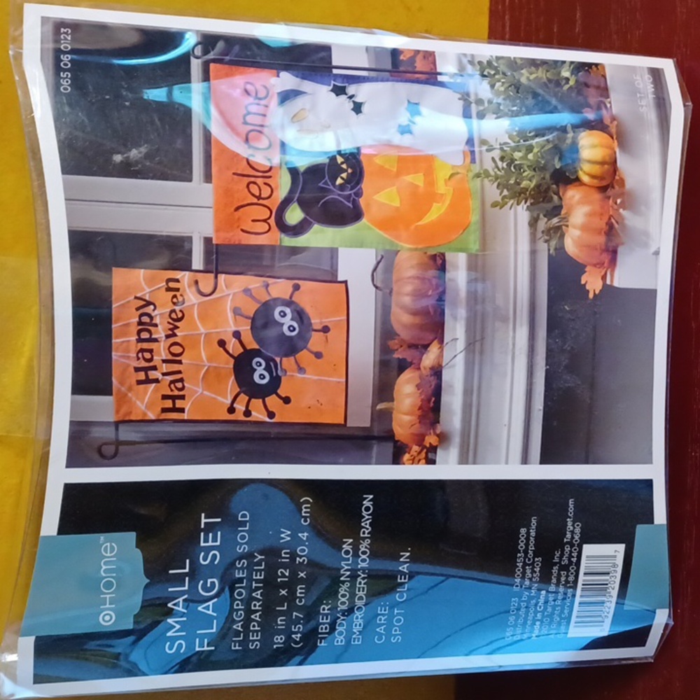 Home Small Flag Set Halloween - New